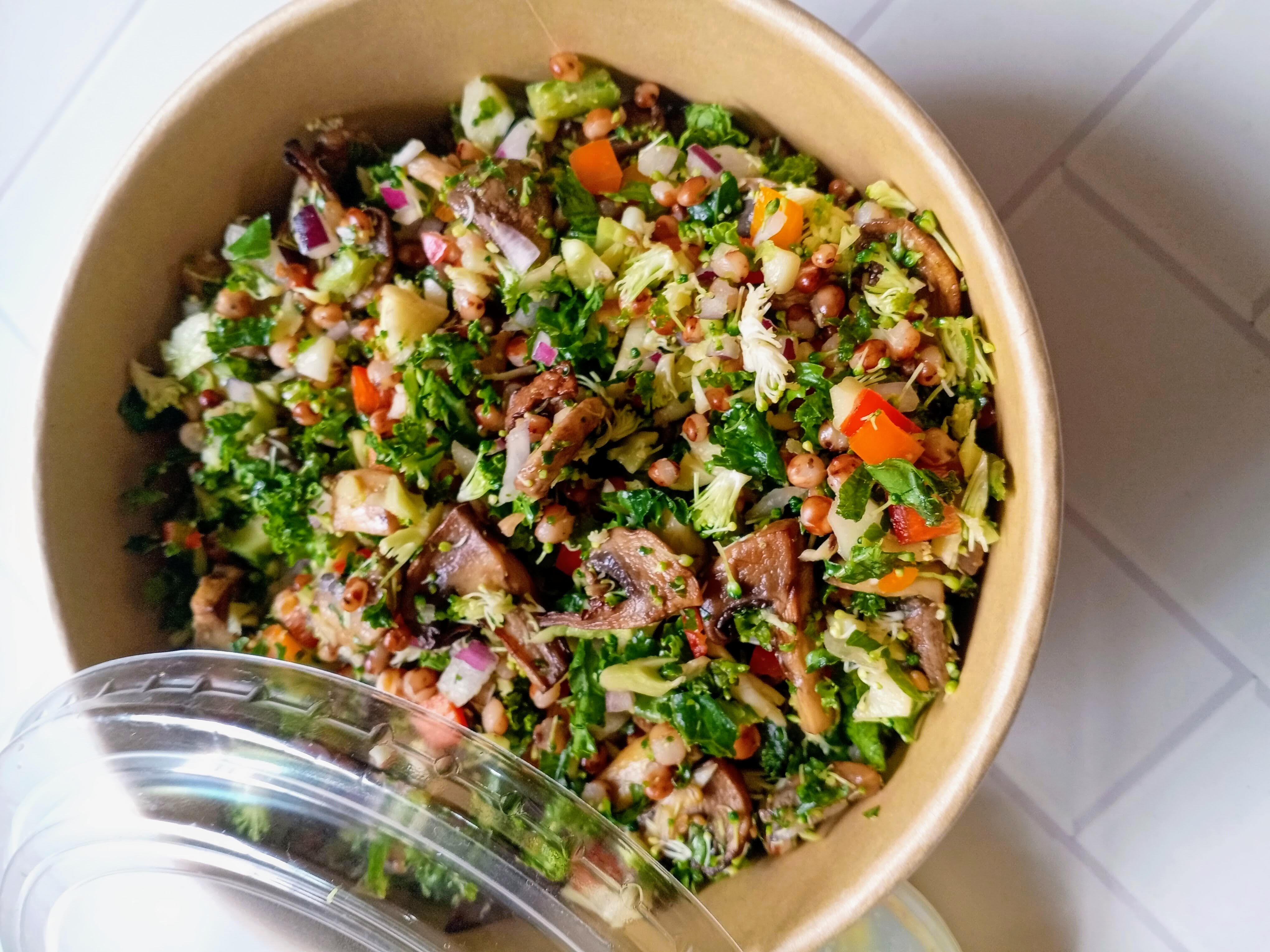 Sorghum, Mushroom and Broccoli Salad order